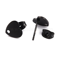 304 Stainless Steel Stud Earring Findings&nbsp;EJEW-O104-13EB