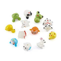 24Pcs 12 Style Handmade Bumpy Lampwork Beads Strands&nbsp;LAMP-KS0001-03