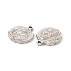 Non-Tarnish 201 Stainless Steel Pendants&nbsp;STAS-C057-23P