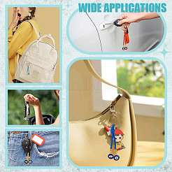 10Pcs 5 Colors Core Parachute Cords Keychain&nbsp;KEYC-GO00018