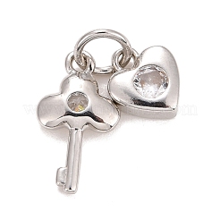 Cubic Zirconia Pendants&nbsp;KK-E275-17P