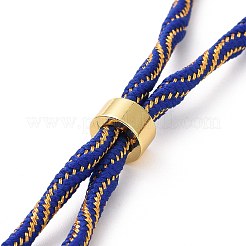 Nylon Cord Silder Bracelets&nbsp;MAK-C003-03G-24
