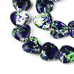 Spray Painted Synthetic Turquoise Beads Strands&nbsp;G-N352-28A-07