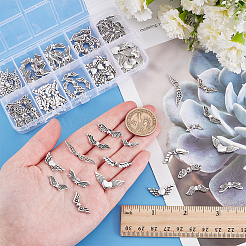 100Pcs 10 Styles Tibetan Style Alloy Beads&nbsp;KY-WH0148-510