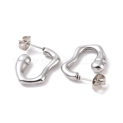 Non-Tarnish 304 Stainless Steel Stud Earring for Women&nbsp;EJEW-F287-02P