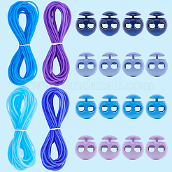 Hollow Pipe PVC Tubular Synthetic Rubber Cord&nbsp;DIY-CP0012-87B