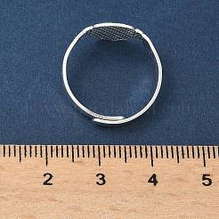 Adjustable Brass Pad Ring Setting&nbsp;KK-K414-06S