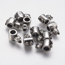Ion Plating(IP) 304 Stainless Steel European Beads&nbsp;STAS-J022-108AS