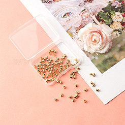 100Pcs Rack Plating Brass Beads&nbsp;KK-GO0001-72