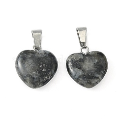 Natural Larvikite Pendants&nbsp;X-G-Q371-14