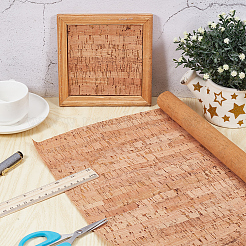 コルク生地  革靴、荷物アクセサリー  バリーウッド  330x1380x0.4mm&nbsp;DIY-CY0003-05B