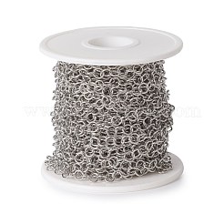 Tarnish Resistant 304 Stainless Steel Rolo Chains&nbsp;CHS-E016-02B-P