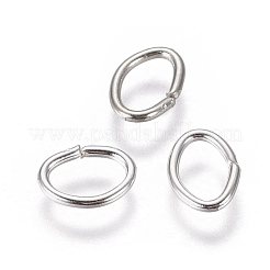 Iron Open Jump Rings&nbsp;IFIN-WH0051-74C-S