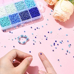 DIY Round Glass Beads Bracelet Making Kits&nbsp;SEED-YW0002-64A