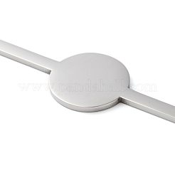 304 Stainless Steel Cuff Bangles Finding&nbsp;LS-FIND-U025-01P