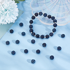 100Pcs Pave Disco Ball Beads&nbsp;RB-PH0001-28