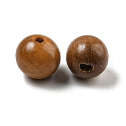 ウッドビーズ  染色されていない  ラウンド  シエナ  10mm  約1650個/500g&nbsp;WOOD-K007-03C-02
