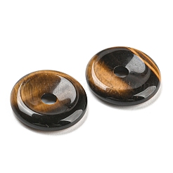 Natural Tiger Eye China Safety Buckle Pendants&nbsp;LS-G-B052-11