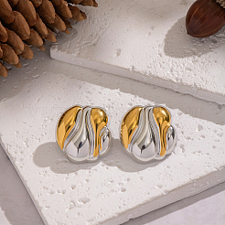 Nuggets 304 Stainless Steel Stud Earrings&nbsp;WQ1047