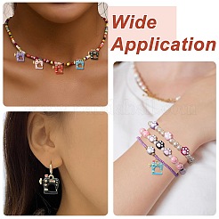 10Pcs 5 Colors Alloy Enamel Charms&nbsp;ENAM-CJ0007-55