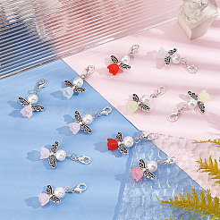 Glass Pendant Decorations&nbsp;HJEW-GO00025