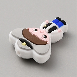 Boy Food Grade Eco-Friendly Silicone Beads&nbsp;SIL-SZC0003-11B-01
