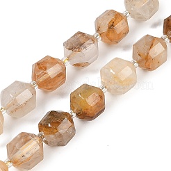 Natural Dendritic Quartz Beads Strands&nbsp;G-O201B-150H
