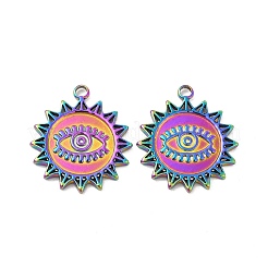 Ion Plating(IP) 304 Stainless Steel Pendant Rhinestone Settings&nbsp;STAS-B032-35MC