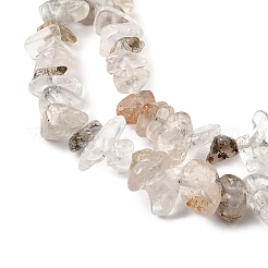 Natural Colorful Rutilated Quartz Beads Strands&nbsp;G-H315-A08-01
