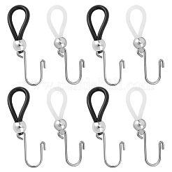 20Pcs 2 Colors Iron Zipper Holder Upper&nbsp;FIND-CP0002-85