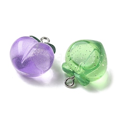 Transparent Resin Pendants&nbsp;RESI-Z038-04P