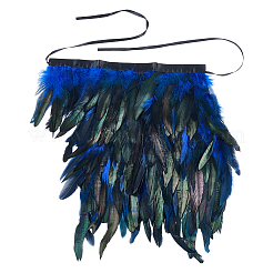Gothic Style Natural Feather Cape&nbsp;AJEW-WH20067-017D