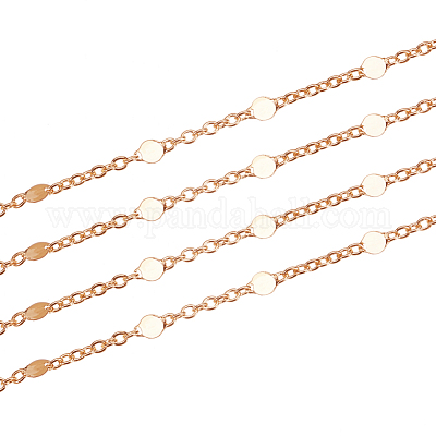 Brass Link Chains&nbsp;CHC-T007-02G-1