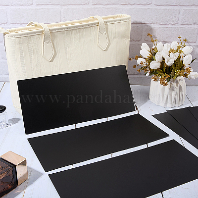 プラスチックシート  長方形  ブラック  300x127x1.2mm&nbsp;DIY-WH20079-041B-01-1