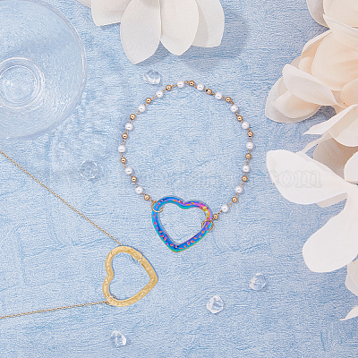 30個 3色 304ステンレススチール リンキングリング ハンマー