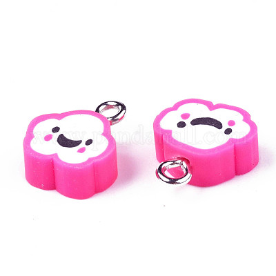Handmade Polymer Clay Charms&nbsp;CLAY-N006-37B-01G-1