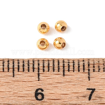 Brass Beads&nbsp;KK-C157-01A-G-1