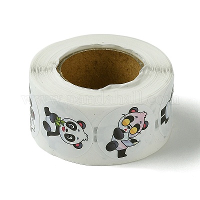 Cartoon Patterns Paper Gift Sticker Rolls&nbsp;DIY-R083-03E-1