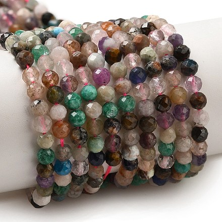 Natural Mixed Stone Beads Strands G-T108-39A-1