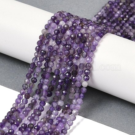 Natural Amethyst Beads Strands G-A252-A03-01-1