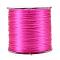 Flat Elastic Crystal String, Elastic Beading Thread, for Stretch Bracelet Making, Deep Pink, 0.5mm, about 328.08 yards(300m)/roll