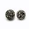 Polymer Clay Rhinestone Beads, Grade A, Round, PP15, Jet Hematite, 12mm, Hole: 1.8mm, PP15(2.1~2.2mm)