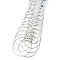 Alloy Hoop Earrings Sets, Platinum, 25~50mm, 6pairs/set