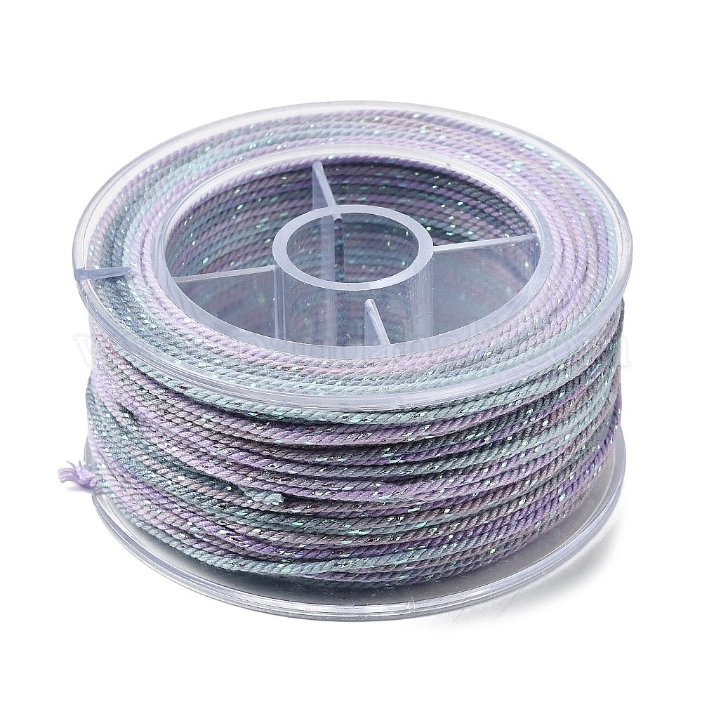Wholesale 30M Segment Dyed Cotton & Metallic String Threads - Pandahall.com
