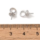 Brass Bead Cap Bails&nbsp;KK-G499-09A-P-3