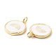 Rack Plating Brass Pendants with Jump Ring&nbsp;X-KK-F852-24G-2
