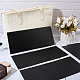 プラスチックシート  長方形  ブラック  300x127x1.2mm&nbsp;DIY-WH20079-041B-01-4