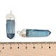 Natural Quartz Crystal Pointed Pendants&nbsp;G-P253-03S-10-3