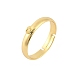 Brass Adjustable Loop Ring Bases&nbsp;KK-A272-10G-1