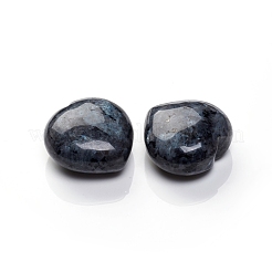 Natural Larvikite Heart Love Palm Worry Stone&nbsp;G-I274-46C